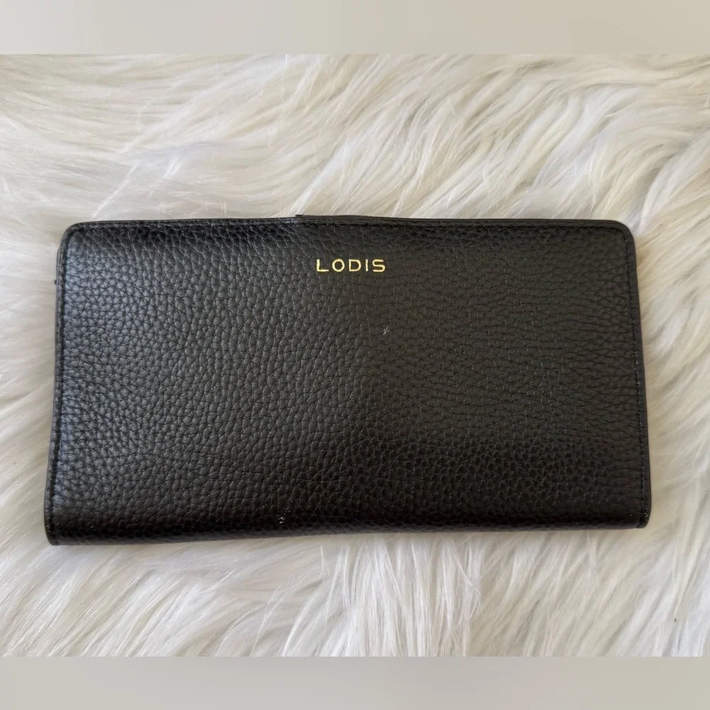 Lodis San Tropez Leather Handbag with Gold Hardware + Wallet - Picture 14 of 16